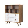 Hanah Home Cómoda Beggu Roble y Blanco